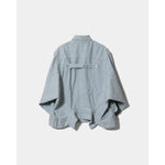 double-end recycling denim blouson-saxe-