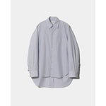 double-front finx stripe shirt-blue-