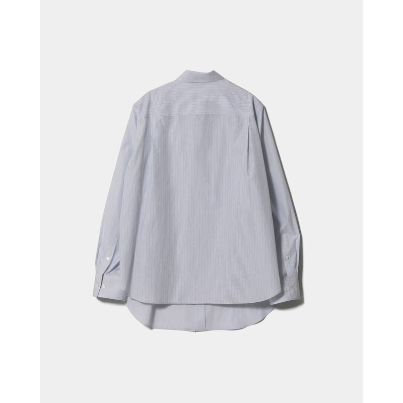 double-front finx stripe shirt-blue-