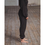 SWEAT PANTS -BLACK-