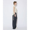 double-end cotton wool linen top-ecru-