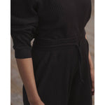 SWEAT PANTS -BLACK-