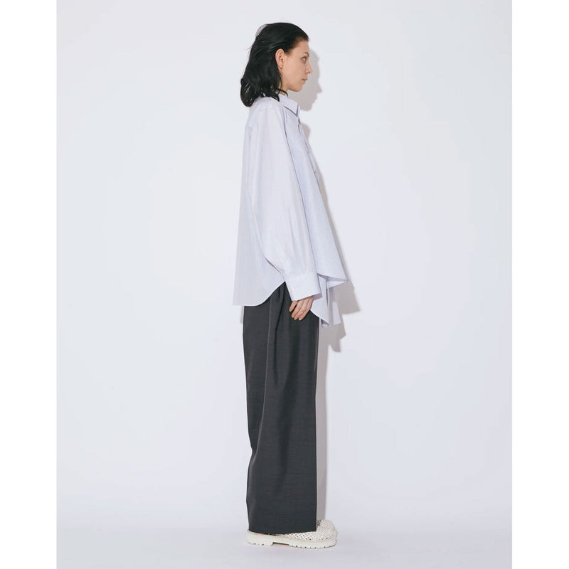 double-front finx stripe shirt-blue-
