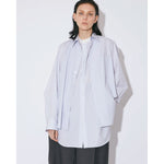 double-front finx stripe shirt-blue-