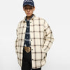 FLANNEL BUTTON-UP SHIRT JACKET