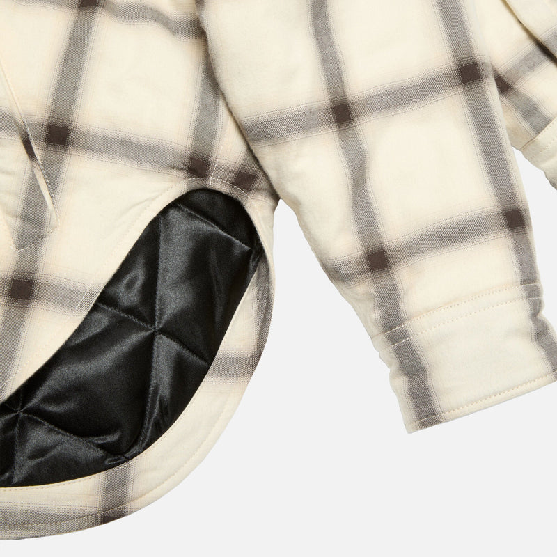 FLANNEL BUTTON-UP SHIRT JACKET