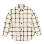 FLANNEL BUTTON-UP SHIRT JACKET