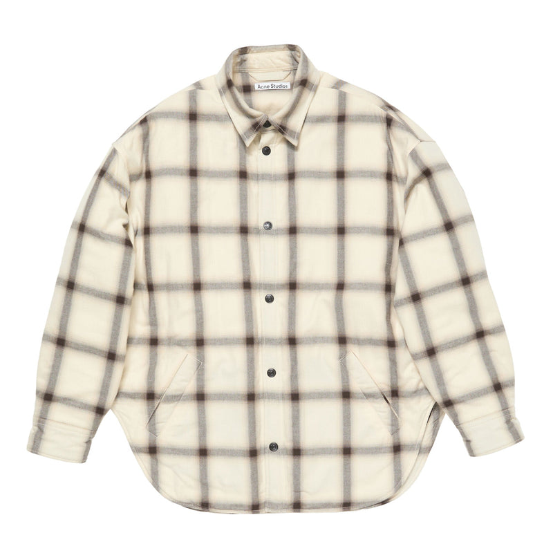 FLANNEL BUTTON-UP SHIRT JACKET
