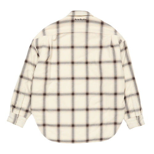 FLANNEL BUTTON-UP SHIRT JACKET