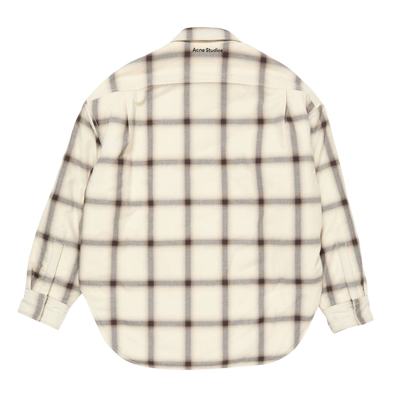 FLANNEL BUTTON-UP SHIRT JACKET
