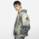 JACKET TROMPE L'OEIL PRINT