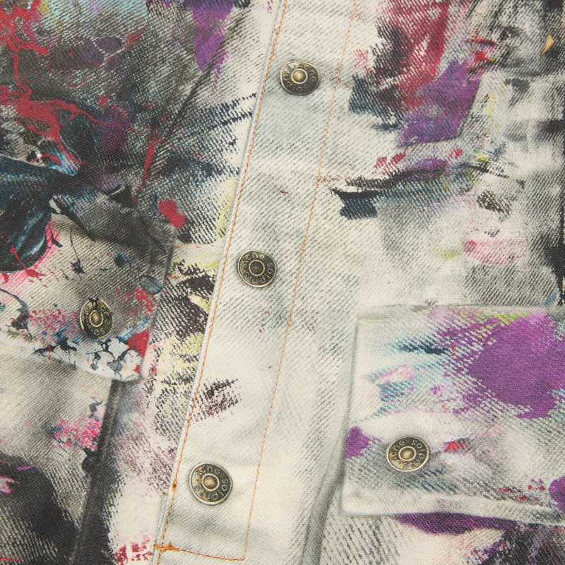 JACKET TROMPE L'OEIL PRINT