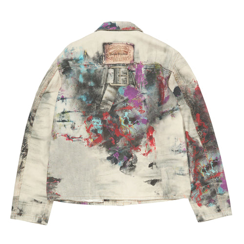 JACKET TROMPE L'OEIL PRINT