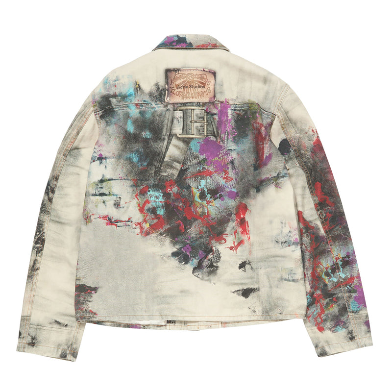 JACKET TROMPE L'OEIL PRINT