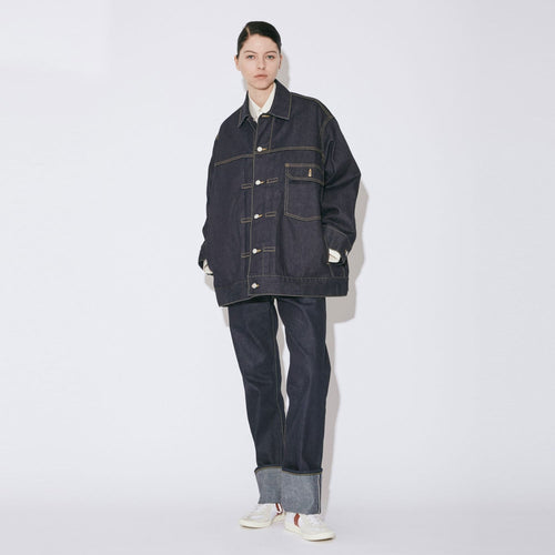 selvedge denim big blouson