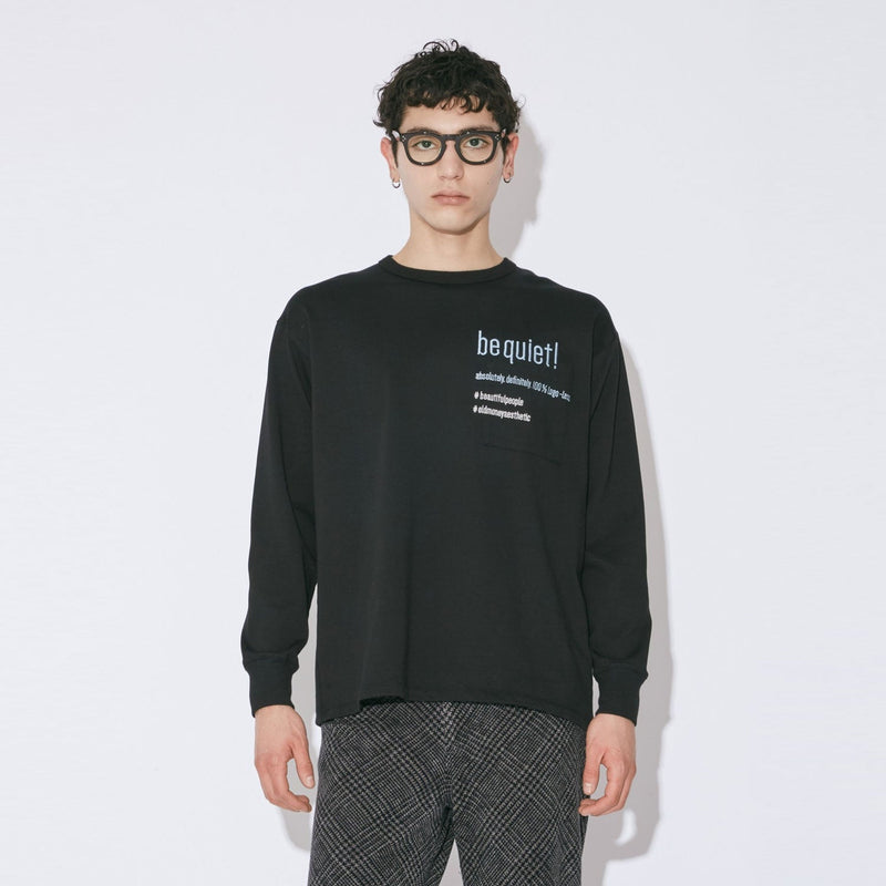 suvin compact jersey typography long T