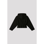 TW MILAN CROPPED HOODIE JACKET-BLACK-