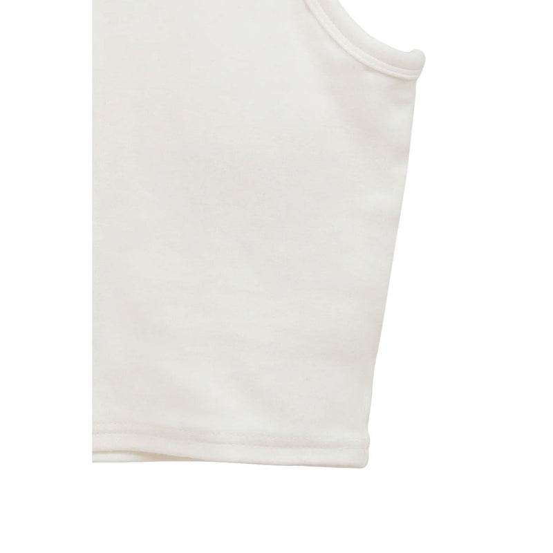 LOGO SLIM TANK TOPS-BLACK-