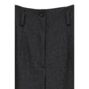 HIGH WAIST WIDE PANTS-GRAY-