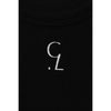 LOGO SLIM TANK TOPS-BLACK-