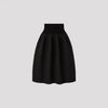 POTTERY HERRINGBONE SKIRT-BLACK