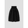 POTTERY HERRINGBONE SKIRT-MAROON RED MULT-