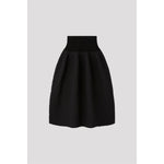 POTTERY HERRINGBONE SKIRT-MAROON RED MULT-