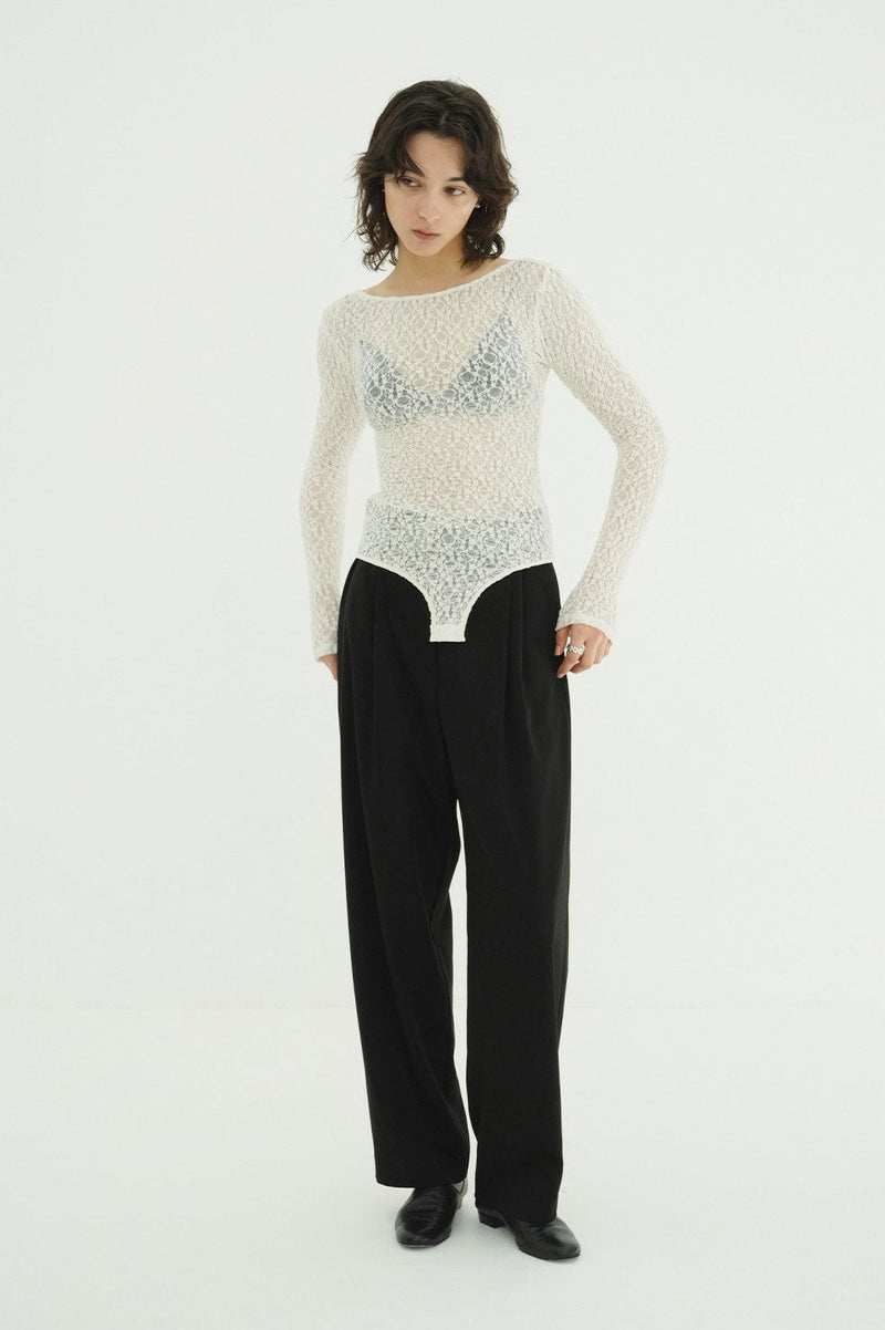WAIST BELT DAD PANTS ブラック WAIST BELT DAD PANTS-BLACK- – THEMARKET