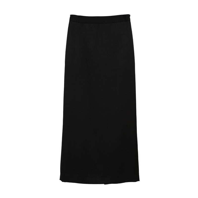 2WAY ADJUST SATIN STRAIGHT SKIRT