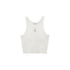 LOGO SLIM TANK TOPS-BLACK-
