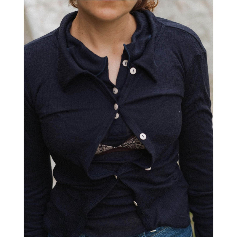 COSME SHIRT-MURANO NAVY-