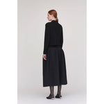 POTTERY HERRINGBONE SKIRT-BLACK
