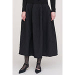 POTTERY HERRINGBONE SKIRT-MAROON RED MULT-