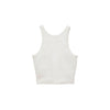 LOGO SLIM TANK TOPS-BLACK-