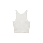 LOGO SLIM TANK TOPS-BLACK-