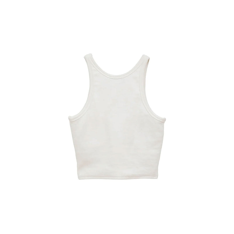 LOGO SLIM TANK TOPS-BLACK-