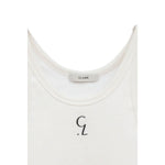 LOGO SLIM TANK TOPS-BLACK-