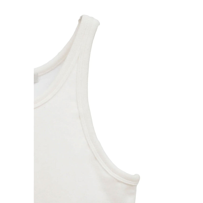 LOGO SLIM TANK TOPS-BLACK-