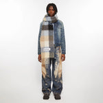 MOHAIR CHECKED SCARF