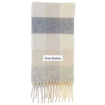 MOHAIR CHECKED SCARF