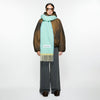 WOOL MOHAIR SCARF NARROW