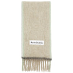 WOOL MOHAIR SCARF NARROW