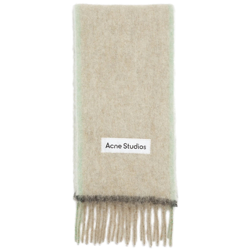 WOOL MOHAIR SCARF NARROW