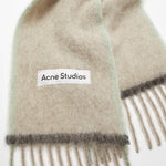 WOOL MOHAIR SCARF NARROW