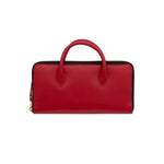 Long Zip Around Wallet With Handle -RED-