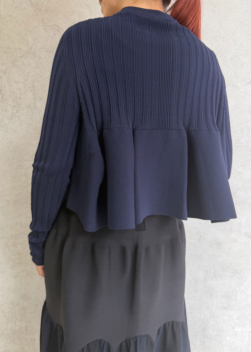 POTTERY-BUST FLARE CARDIGAN – THEMARKET