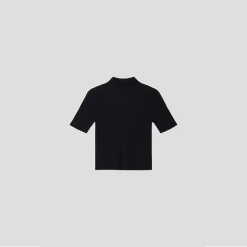 PORTRAIT SHORT SLEEVE TOP-WHITE-