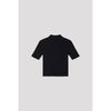 PORTRAIT SHORT SLEEVE TOP-BLACK-