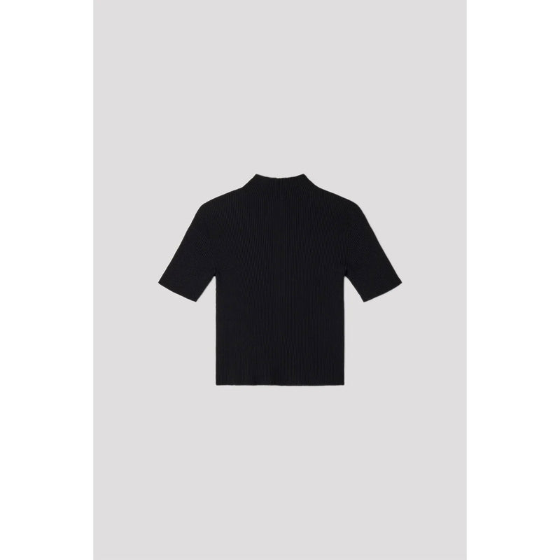 PORTRAIT SHORT SLEEVE TOP-WHITE-