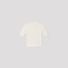 PORTRAIT SHORT SLEEVE TOP-WHITE-